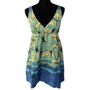 Vintage Old Navy Knit Babydoll Dress Women’s Small Y2K 90s Fairy colorful boho